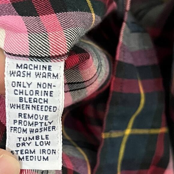 Ralph Lauren Mens Blake Plaid Button Up Shirt Size L Green Country Equestrian - Picture 7 of 7